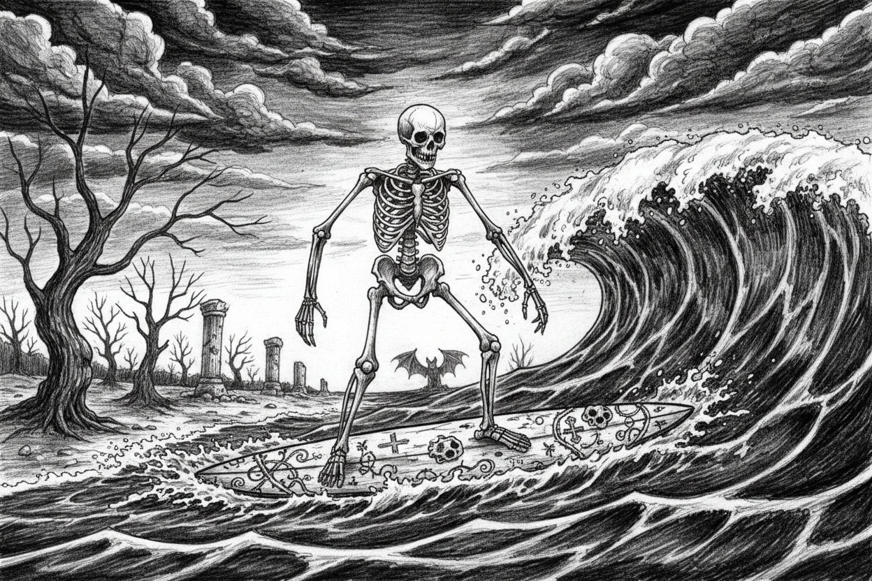 make it a sketch and more gothic